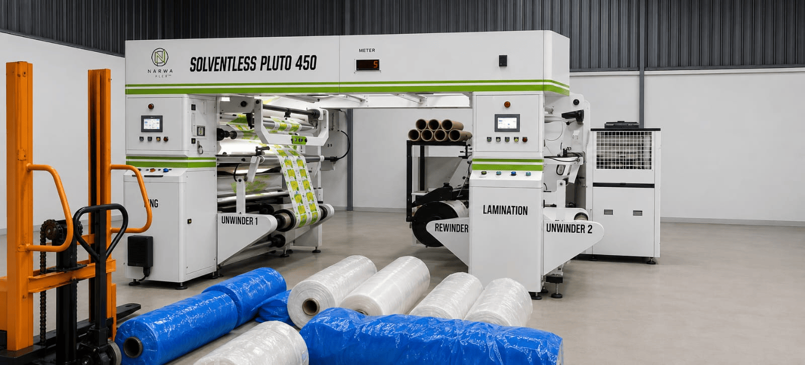 Packaging film lamination